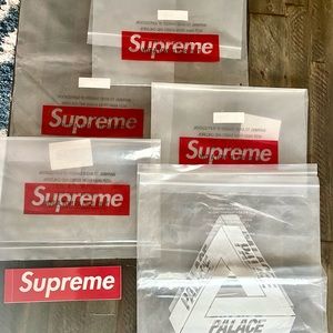 Authentic Supreme Plastic bag Bundle